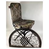 Real tree kings River swivel padded chair