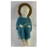 Blow mold baby Jesus some discoloration on back