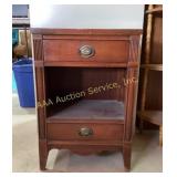 Wooden stand with 2 drawers made by National