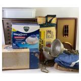 Toro Yard Vac, Speaker, Vicks Vaporizer, and Woode