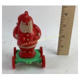 Plastic Santa pull toy
