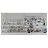 Costume jewelry with 14k, sterling and 925