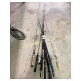 Fishing poles: A true temper product, eagle claw,