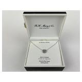 Sterling silver and Blue topaz necklace from R.