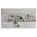 Costume Jewelry: .925 earrings 12 g total weight,