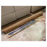 Fifteen (15) pieces of decorative natural wood