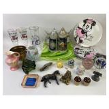 Disneyï¿½s Minnie Mouse dish plates, glass platter,