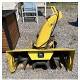 John Deere 38ï¿½ snow blower. Appears to be in good