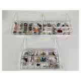 Costume Jewelry: marked 925 and 14k