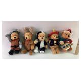 Disney Winnie the Pooh Plush, qty 5, vintage, NOS