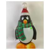 Blow Mold Chilly Willy Penguin. 28h inches.