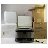 Emeril slow cooker, untested. Egg painting kits.