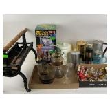 Goebel cardinal, repaired, MCM poodle salt