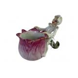 Occupied Japan porcelain elf pixie planter