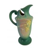 Roseville pottery 876-10 green and pink poppy