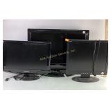 Acer monitor, Samsung TV, insignia hdmi tv