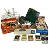 Elvis Presley collectibles: books 8 tracks photos