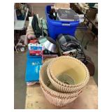 Duracraft table fan, works, cross stitch fabric,