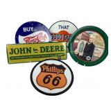 John Deere, Buy Pepsi Cola here, Phillips 66. That