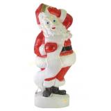 Blow mold Santa, works, 43 inches tall tape