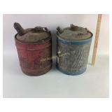 Fuel Gas Cans with Handle and Fill/Spout Lids.
