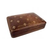 Old Italian Florentine tooled gilt leather