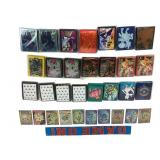 Pokï¿½mon lot 22 backs of sleeves 10 Pokemon cards,