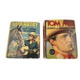 (2) western Big Little Books Gene Autry and the