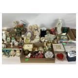 poodle statues, both broken and repaired, Calif