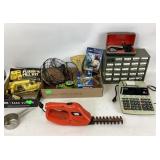 Black and decker 6 inch cordless trimmer, garage