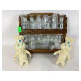 (2)Pillsbury dough boy 1971 toys, Spice rack with