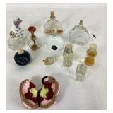 Perfume bottles: Daisy, swan, Ariane, mouse,