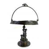Victorian silverplate brides basket sweetmeat