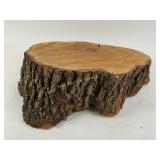 Wood stump slab, approximately 21x17x7.5