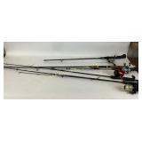 Fishing poles: Shakespeare ProAm with Shimano