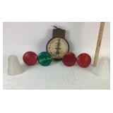 Hanson Model 60 dairy scale, slyvania green flood