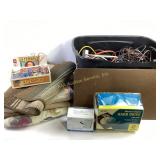 Extension cords, power cords, plugs, rugs,