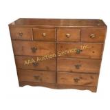 Wooden dresser. 34.5in tall x 42in wide x15in