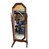 Wooden adjustable full length tilting cheval