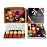 Pool ball sets