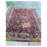 Karastan Sarouk power loomed rug. 8.5ft x 12ft.