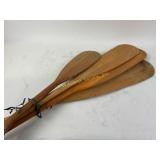 Wood boat/kayak/canoe paddels. Qty. 4. Good