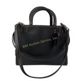 Coach pebbled leather tote style hand bag, No.