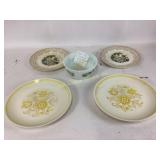 Pyrex 402 1 1/2 qt crazy Daisy bowl, Limoges