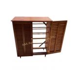 Shuttered cabinet 3ft tall x 29in wide x 16in