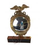 Syroco 4010 plastic eagle round mirror, paint