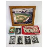 Yankees Stadium framed vintage photo, 5 All Time