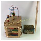 Anatex Deluxe Play Activity Cube. A little dirty