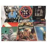 Vinyl Records: Kiss, Queen, Van Halen, Molly hatc