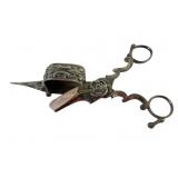 Antique candle wick trimmers snuffer early 19th